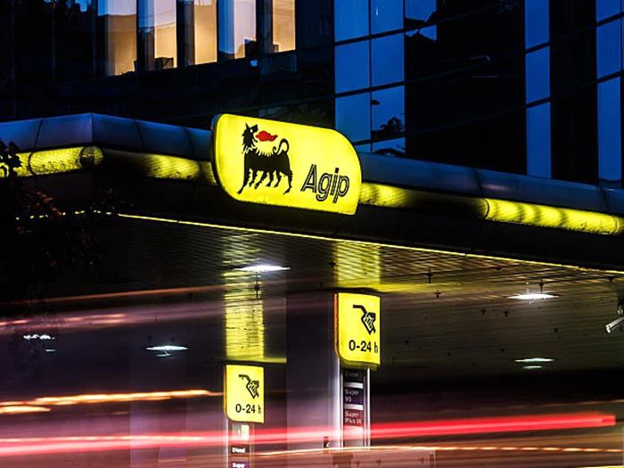 Eni degvielas uzpildes stacijas zīme