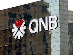 QNB bankas Signage