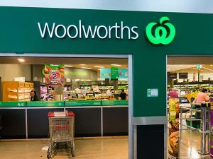 Woolworths lielveikalu mazumtirdzniecības izkārtne